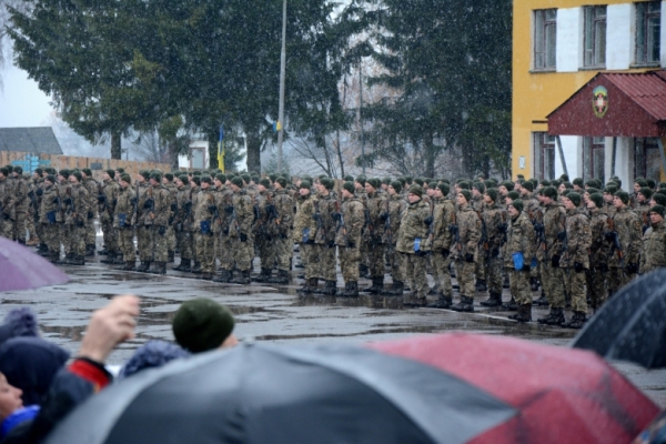 На Львівщині військову присягу на вірність українському народові склали понад шість сотень солдатів-строковиків