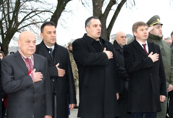 Олександр Ганущин на Закарпатті бере участь у вшануванні Героїв Карпатської України