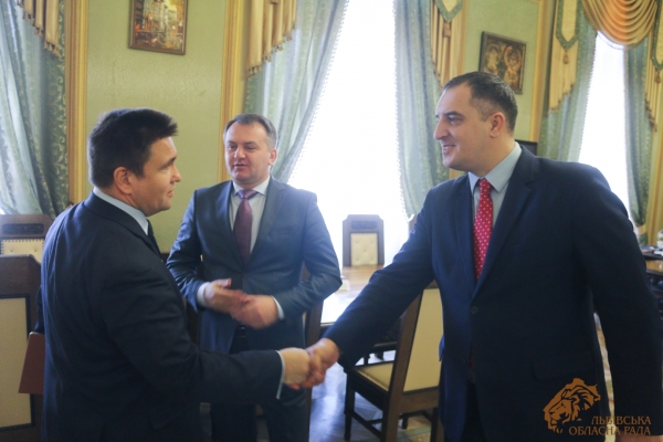 Олександр Ганущин зустрівся з Міністром закордонних справ України