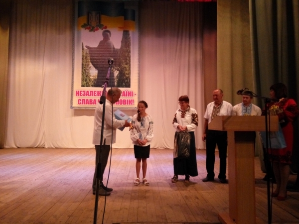 В районному народному домі відбулися урочистості з нагоди відзначення 27-ї річниці незалежності України