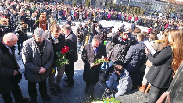 Львівщина святкує 204-у річницю від дня народження Тараса Шевченка