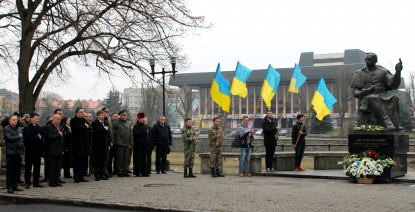 Олександр Ганущин на Закарпатті бере участь у вшануванні Героїв Карпатської України