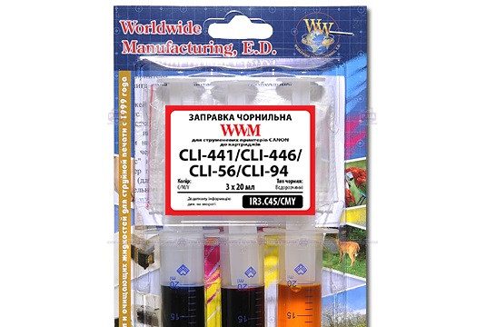 Набор для Заправки Картриджей WWM для Canon