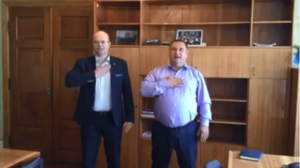 В райдержадміністрації відбулася зустріч з головою територіальної організації ЛОО УТОГ Наталією Петренко