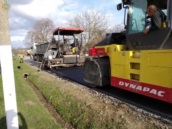 На Дрогобиччині ремонтують дорогу Нове Село – Болехівці