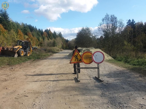 На Сколівщині розпочали ремонт дороги Східниця – Верхнє Синьовидне