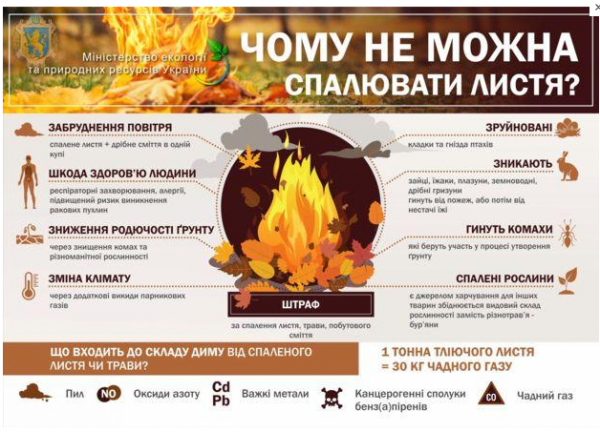 Мешканців Бущини вкотре застерігають від спалення сухої рослинності