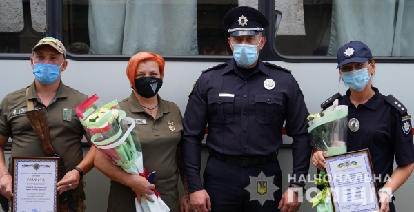 Бійці зведеного загону правоохоронців Львівщини в порядку ротації повернулись із зони проведення ООС