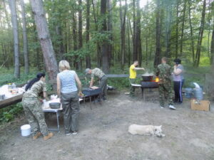 Школярі Бущини вперше проходили навчання у військово-польових умовах