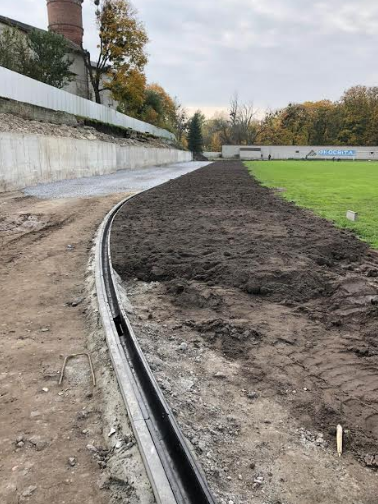 Голова РДА Олег Коваль оглянув хід реконструкції спортивного ядра та трибун стадіону Буської ДЮСШ