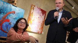 У мистецькому центрі на Стефаника відбулась виставка картин «Сонячної Майстерні»