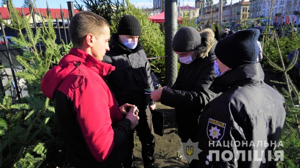 Правоохоронці Львівщини закликають громадян купувати лише чиповані ялинки