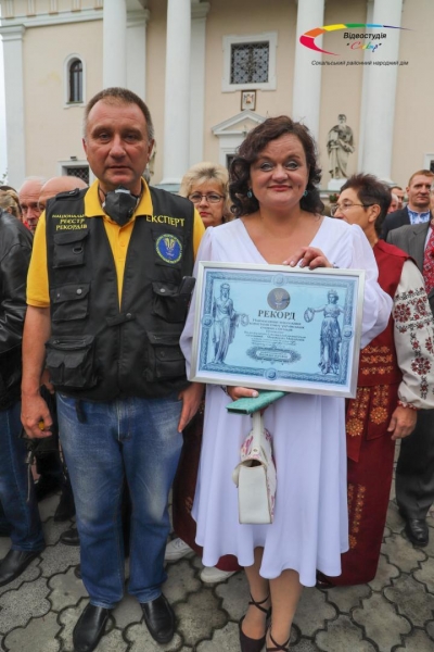 У Сокалі встановили світовий рекорд «Наймасовіше виконання хористами Гімну Українських Січових Стрільців»