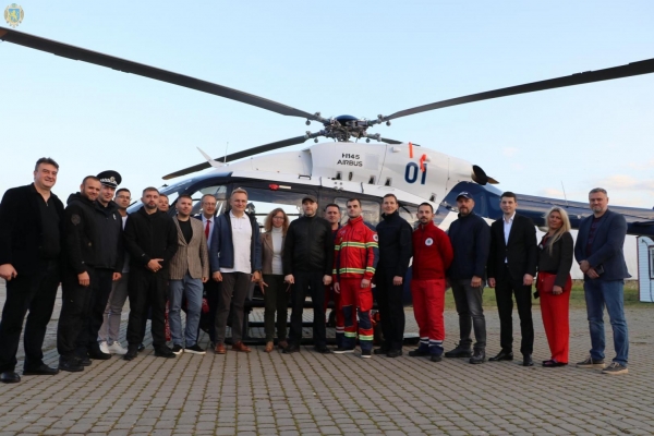 На Львівщину прилетів сучасний гелікоптер для аеромедичної евакуації пацієнтів у критичних станах