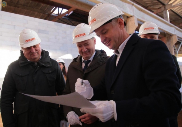 У Стрию запрацює завод з виробництва автоклавного газобетону: сьогодні дали старт будівництву 