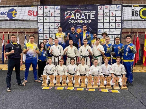 Історична перемога: 7 львів’ян вибороли золото на чемпіонаті Європи з кіокушинкай карате