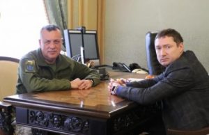 Максим Козицкий встретился с командиром территориальной обороны Львовской области Валерием Курком