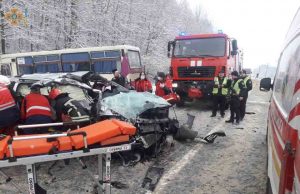 У Львівському районі рейсовий автобус Львів-Радехів потрапив у ДТП