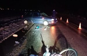 На автодороге «Ровно-Мельниц-Берестечко-Буск в результате наезда автомобиля травмирован летний велосипедист