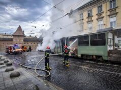 У Львові загорівся трамвай, постраждалих немає
