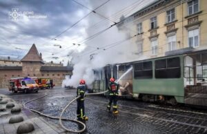 У Львові загорівся трамвай, постраждалих немає
