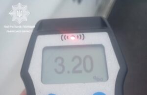 На вулиці Грінченка зупинили водія з 3,20 проміле алкоголю в крові