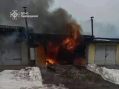 На Стрийщині вогнеборці ліквідували пожежу в гаражі