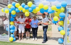 (Українська) В Арламівській Волі відкрили новий спортивний майданчик