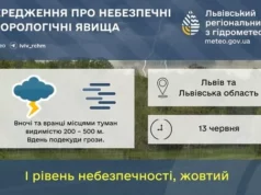 На Львівщині 13 червня очікують туман і грози На Львівщині 13 червня очікують туман і грози
