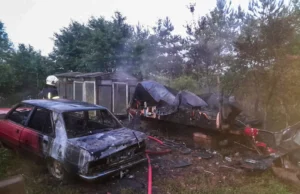 (Українська) У селі Кротошин Львівського району загорілися вулик та автомобіль У селі Кротошин Львівського району загорілися вулик та автомобіль
