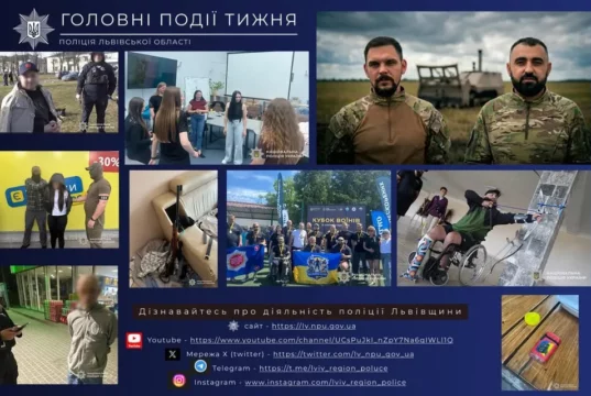 Оперативний тиждень на Львівщині: головні події з 15 по 19 червня