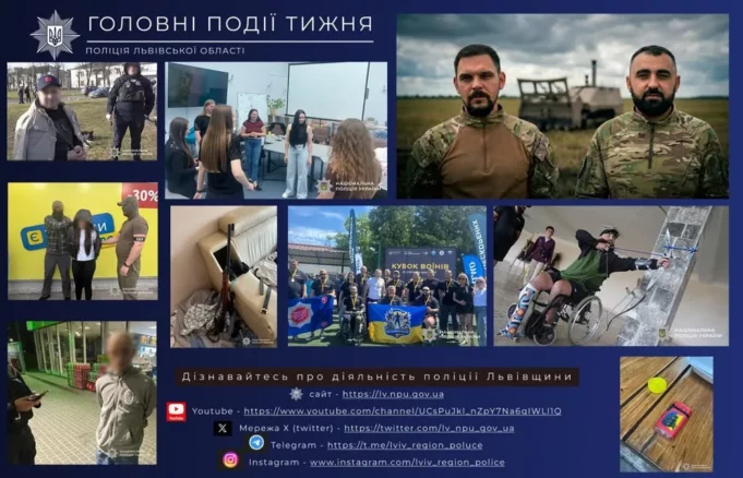 Оперативний тиждень на Львівщині: головні події з 15 по 19 червня