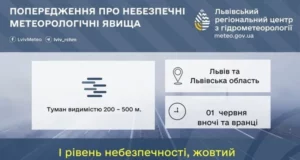 На Львівщині 1 червня очікують туман, грози та град