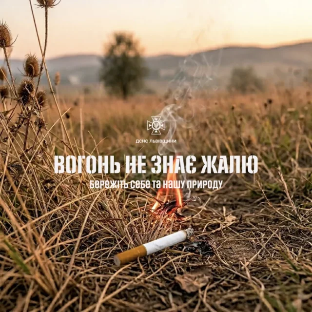 image На Львівщині за добу загасили 11 пожеж сухої трави