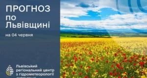 На Львівщині 4 червня прогнозують дощі та грози
