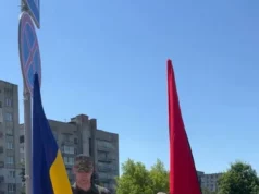Новороздільська громада зустріла кортеж із тілом воїна Романа Надорожного