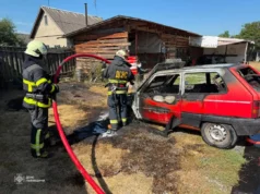 На Шептицькому районі за день загорілися два автомобілі