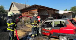 На Шептицькому районі за день загорілися два автомобілі