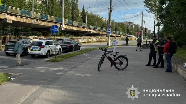 image У Львові на вулиці Княгині Ольги велосипедист травмував жінку