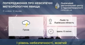 На Львівщині 13 липня очікують туман і грози