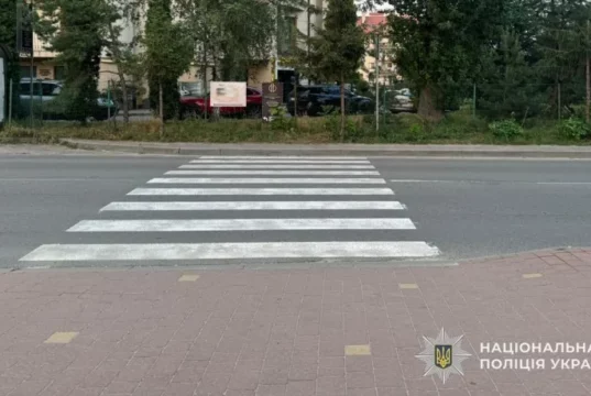 У селі Львівського району водій KIA збив жінку на пішохідному переході