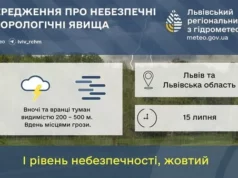 15 липня на Львівщині очікують туман і грози