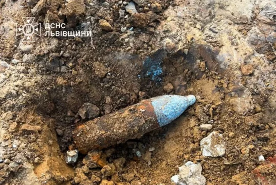 У селі Голубиця на Золочівщині знищили артснаряд часів Другої світової війни