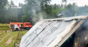 У Верещиці вогнеборці вберегли від вогню дві господарські будівлі