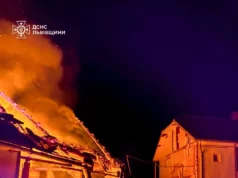 (Українська) У селі Доброгостів під час пожежі літньої кухні врятували житловий будинок У селі Доброгостів під час пожежі літньої кухні врятували житловий будинок