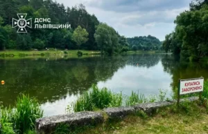 У селі Тростянець на Стрийщині під час купання в озері загинув чоловік У селі Тростянець на Стрийщині під час купання в озері загинув чоловік