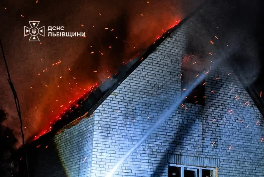 У Бісковичах на Самбірщині під час пожежі житлового будинку загинула жінка