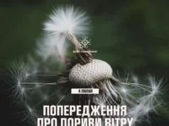 4 липня на Львівщині очікують пориви сильного вітру