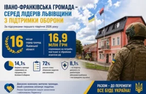 Івано-Франківська громада на Львівщині увійшла до лідерів за підтримкою оборони