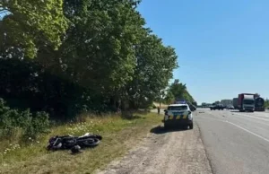 На трасі Київ–Чоп біля Підбірців травмувалася мотоциклістка